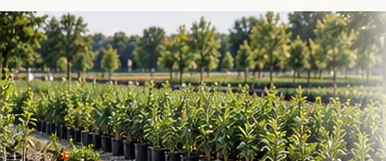 Nursery rows reference photograph